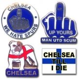 Chelsea Nutters Badges 