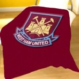 West Ham Utd Fleece Blanket West Ham United