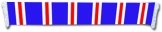 Blue, Red & White Bar Scarf 