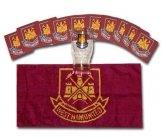 West Ham Utd Pint Glass Mini Bar Set West Ham United