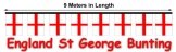England St George Bunting 