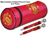 Man Utd Pencil Case & 2 Pen Set Manchester United