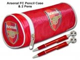 Arsenal FC Pencil Case & 2 Pen Set Arsenal
