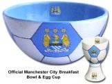 Man City Bowl & Egg Cup Manchester City