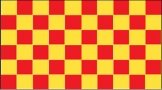 Red & Yellow Checkered Flag 