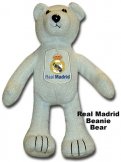 Real Madrid Beanie Bear David Beckham