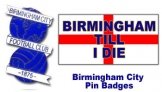 Birmingham City Badge Set 