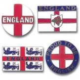England Pin Badges 