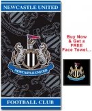 Newcastle Utd Crest Towel & Free Face Towel 
