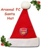 Arsenal FC Santa Hat 