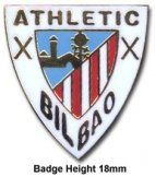 Athletico Bilbao Crest Pin Badge 