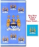 Man City Crest Towel 