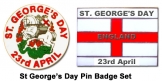2013 St George's Day Badge Set 
