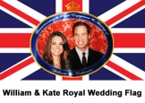 Prince William & Kate Royal Wedding Flag 