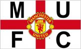Man Utd Crest & England Flag 