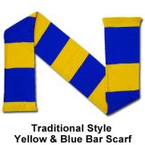 Yellow & Blue Bar Scarf 