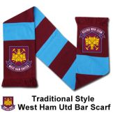 West Ham United Crest Bar Scarf West Ham United