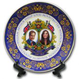 Prince William & Kate Royal Wedding Souvenir Plate England