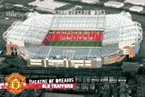 Man Utd Old Trafford Stadium Poster 