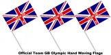 London 2012 Team GB Hand Waving Flags x 3 England