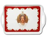 Large Queen Elizabeth II Diamond Jubilee Tray England