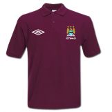 Official Manchester City Crest Polo Shirt Manchester City