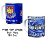 West Ham Utd Twin Mug Gift Set West Ham United