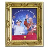Queen Elizabeth II Diamond Jubilee Framed Print England