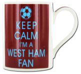 Keep Calm I'm a West Ham Fan Mug West Ham United