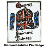 Queen Elizabeth II Diamond Jubilee Pin Badge England