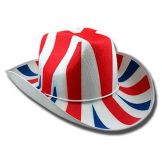 Union Jack Cowboy Hat 