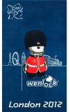 London 2012 Olympic Wenlock Mascot Towel 