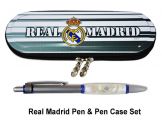 Real Madrid Crest Pencil Case & Pen Set 