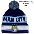 Man City Bobble Hat - football souvenirs Man City Bobble Hat - football souvenirs