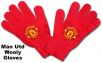 Man Utd Crest Wool Gloves