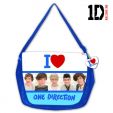 I Love One Direction Boy Band Messenger Bag