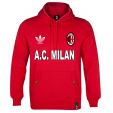 AC Milan Crest Hoodie by Adidas