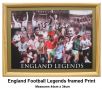 England Football Legends Framed Print