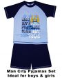Man City Kids Short Pyjamas