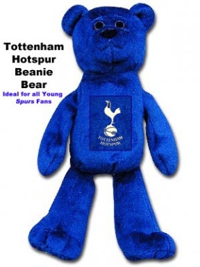 Tottenham Hotspur Mini Ours En Peluche – 20 Cm, Bleu Et Blanc, Licence Officielle
