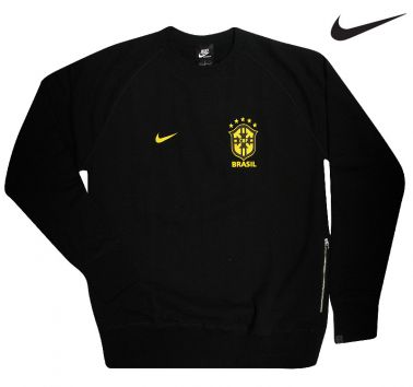 Buy Official Brazil Football Crest Sweatshirt by Nike